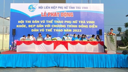 Hội LHPN tỉnh: Phát động Hội thi “Dân vũ thể thao phụ nữ Trà Vinh khỏe, đẹp” năm 2023